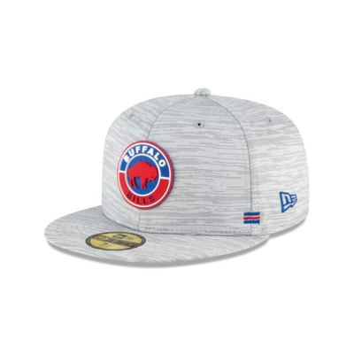 Buffalo Bills Gorra | New Era NFL Fall Sideline Historic 59fifty Fitted Cap Mexico - Grises